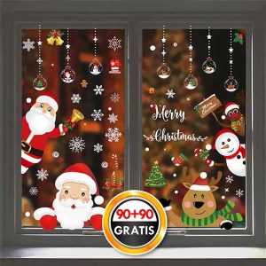 180x Vánoční samolepky | XMASCLINGS