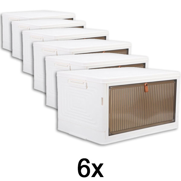 6x Úložný box s víkem | ORGABOX