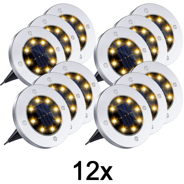 4x Solární podlahová světla pro venkovní použití (3 ks) | LUMIGARD