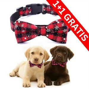 2 x Slavnostní obojek se sněhovými vločkami | DOGICOLLAR
