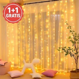 Vánočný LED světelný závěs - | CURLIGHT 1+1 ZDARMA